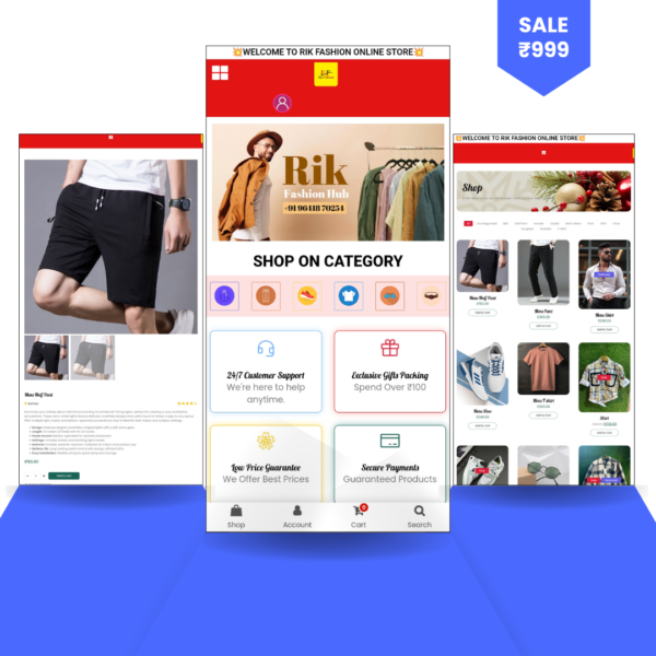Clothing & Accessories Selling Website Theme