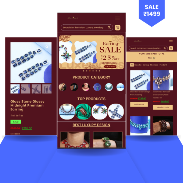 Luxury Jewellery Selling Website