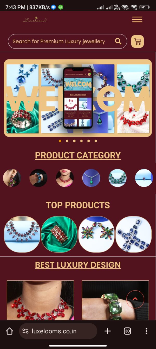Luxury Jewellery Selling Website - Image 6