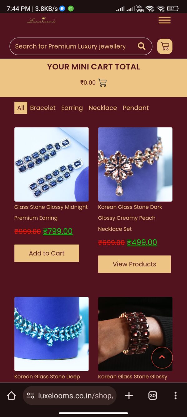 Luxury Jewellery Selling Website - Image 3
