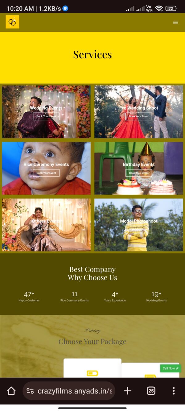 Photography Services Website Theme - Image 4